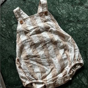 Organic Cotton linen/gauze romper